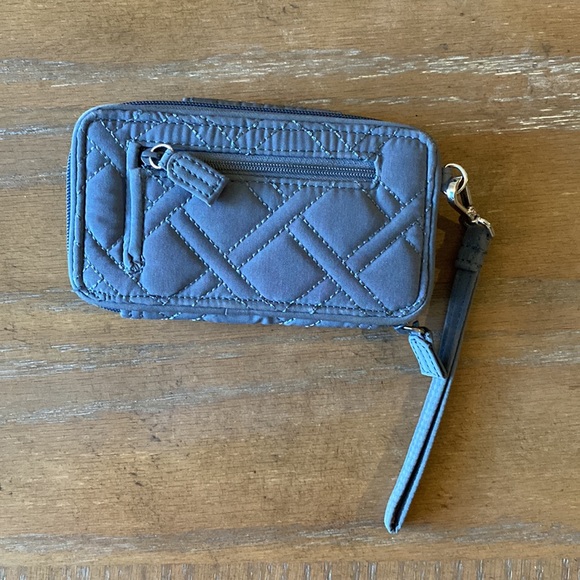 Vera Bradley Gray Wristlet - Picture 4 of 10